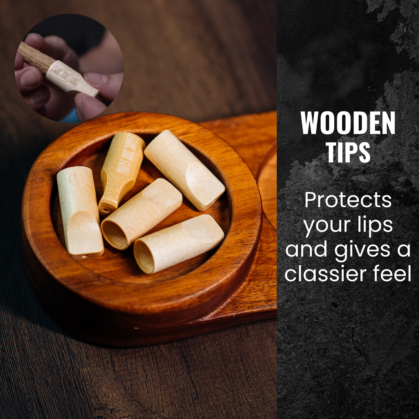 WOODEN TIPS