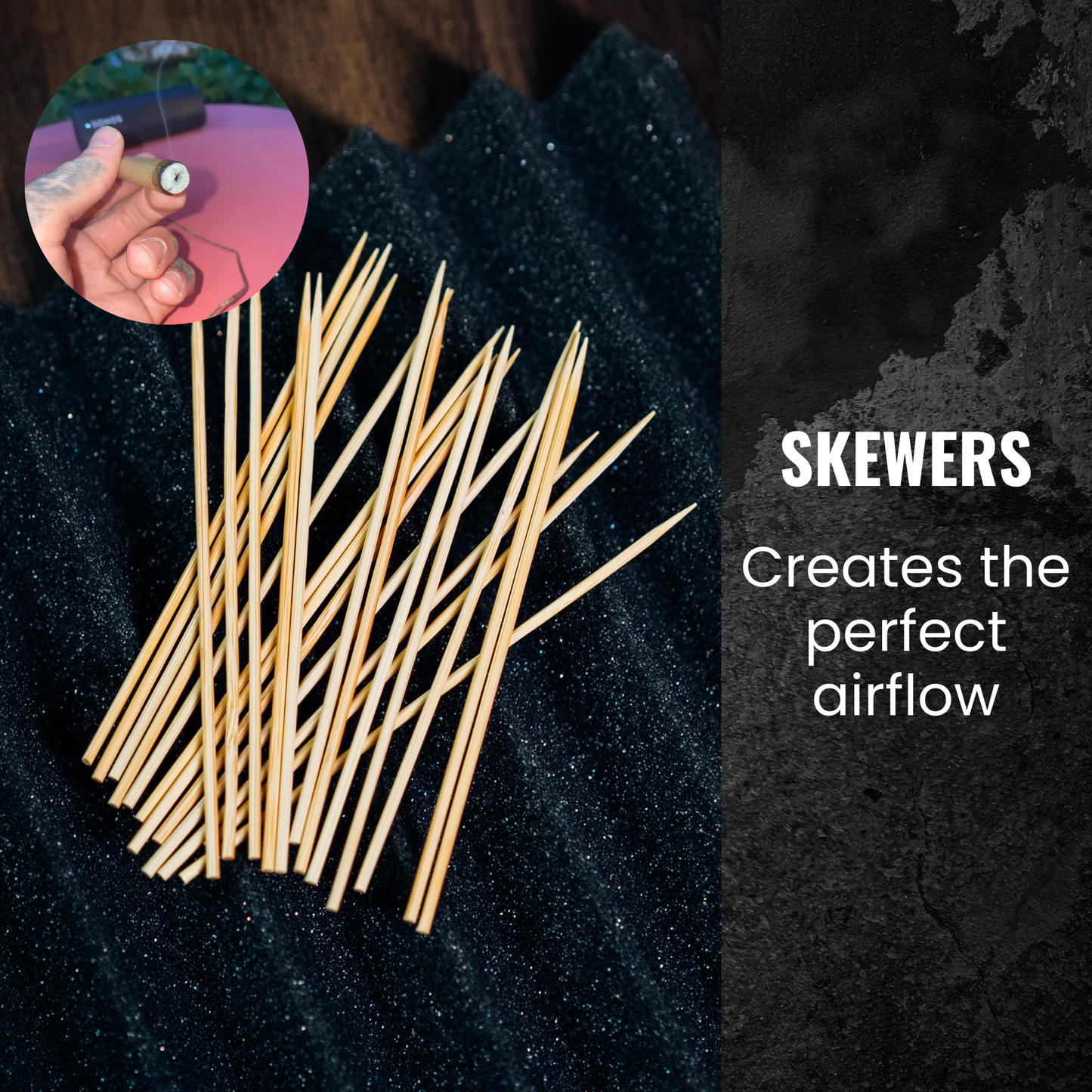 BAMBOO SKEWERS (Pack of 50) - Personal