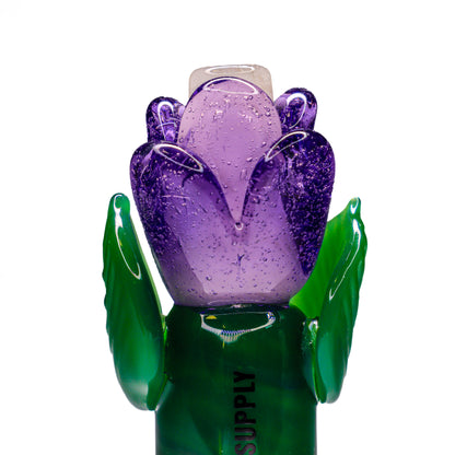 Purple Rose Supply x Empire Glassworks Limited Edition Rose Glass Tip