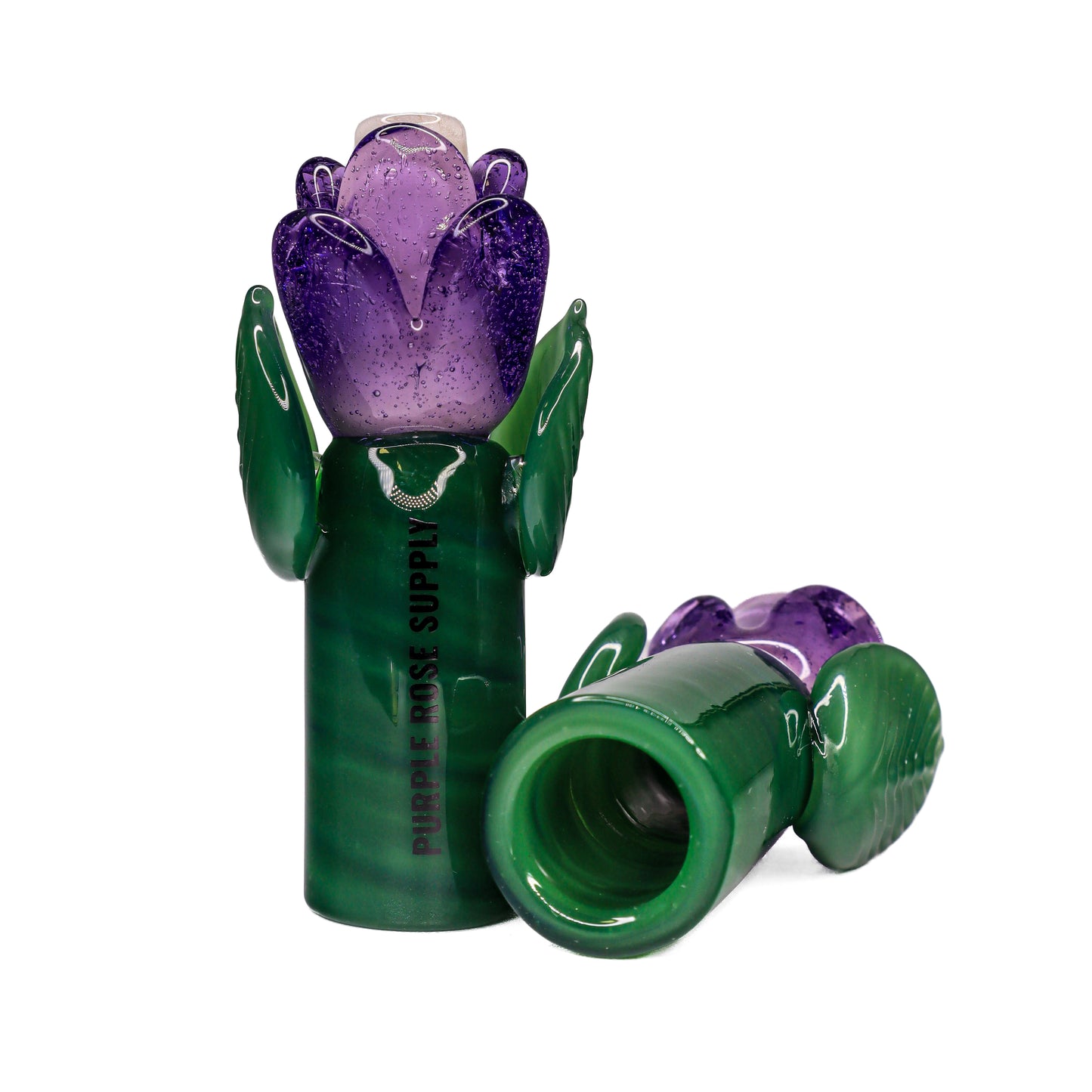 Purple Rose Supply x Empire Glassworks Limited Edition Rose Glass Tip