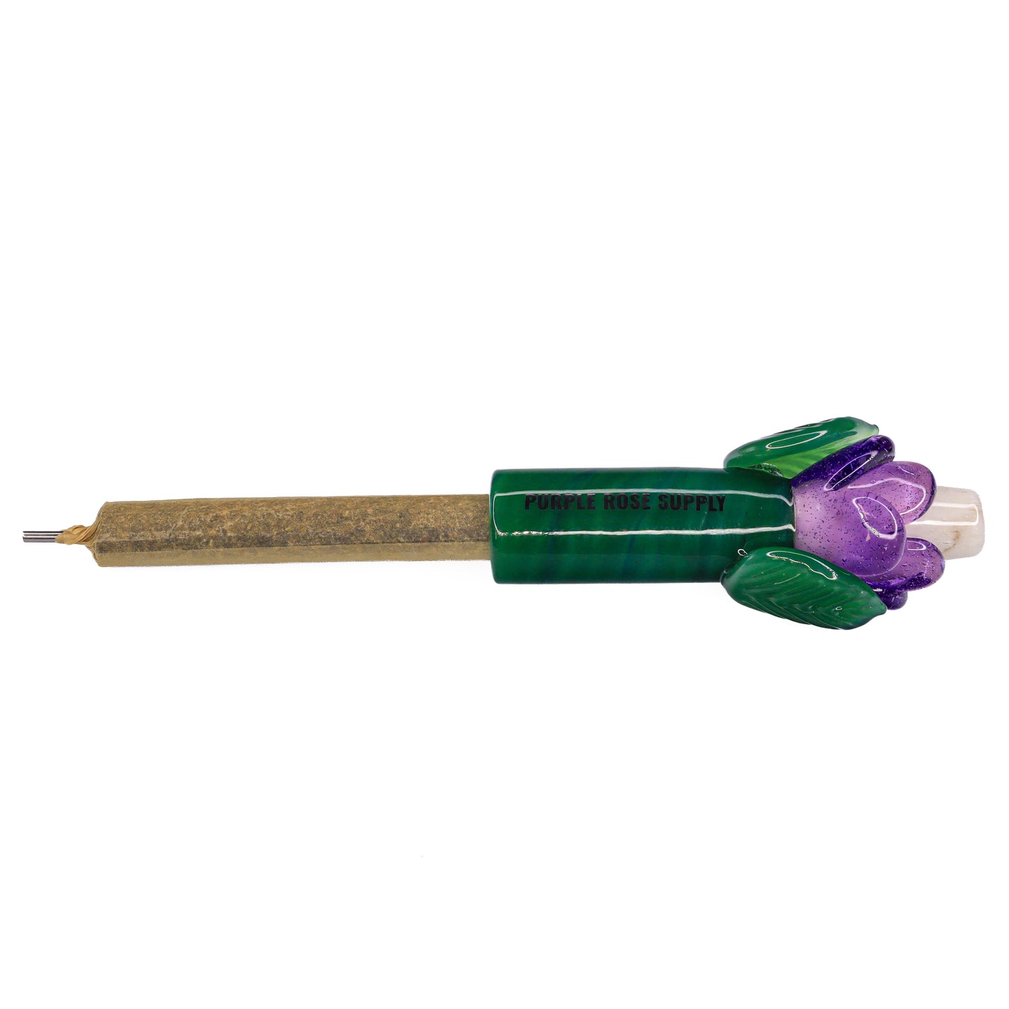 Purple Rose Supply x Empire Glassworks Limited Edition Rose Glass Tip